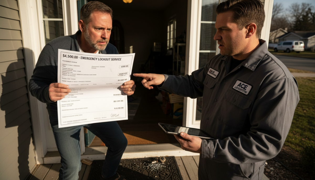 Exorbitante Schlüsseldienst-Rechnung